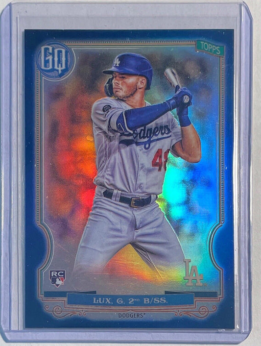GAVIN LUX 2020 TOPPS GYPSY QUEEN BLUE REFRACTOR ROOKIE RC #D 005/150
