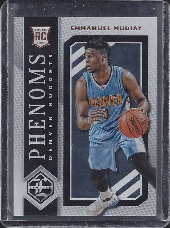 EMMANUEL MUDIAY 2015-16 LIMITED PHENOMS CASE HIT ROOKIE RC #7