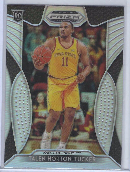 TALEN HORTON-TUCKER 2019-20 PANINI PRIZM DRAFT PICKS SILVER PRIZM ROOKIE RC #47
