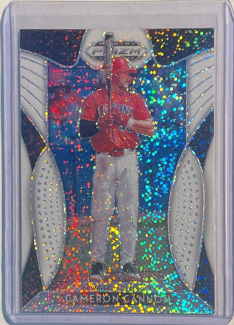 CAMERON CANNON 2019 PANINI PRIZM DRAFT PICKS PROSPECT WHITE SPARKLE PRIZM #78