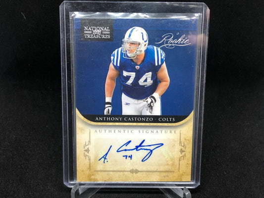 ANTHONY CASTONZO 2012 PANINI PLAYOFF NATIONAL TREASURES AUTO RC #’D 85/99