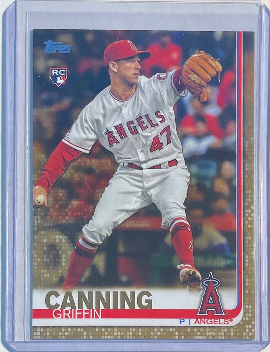GRIFFIN CANNING 2019 TOPPS UPDATE SERIES GOLD ROOKIE RC #D 1981/2019