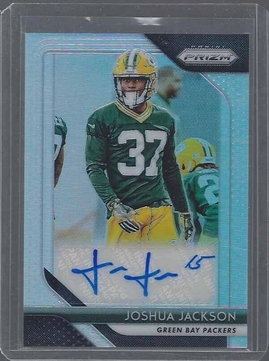 JOSHUA JACKSON 2018 PANINI PRIZM SILVER PRIZMS ROOKIE AUTO RC