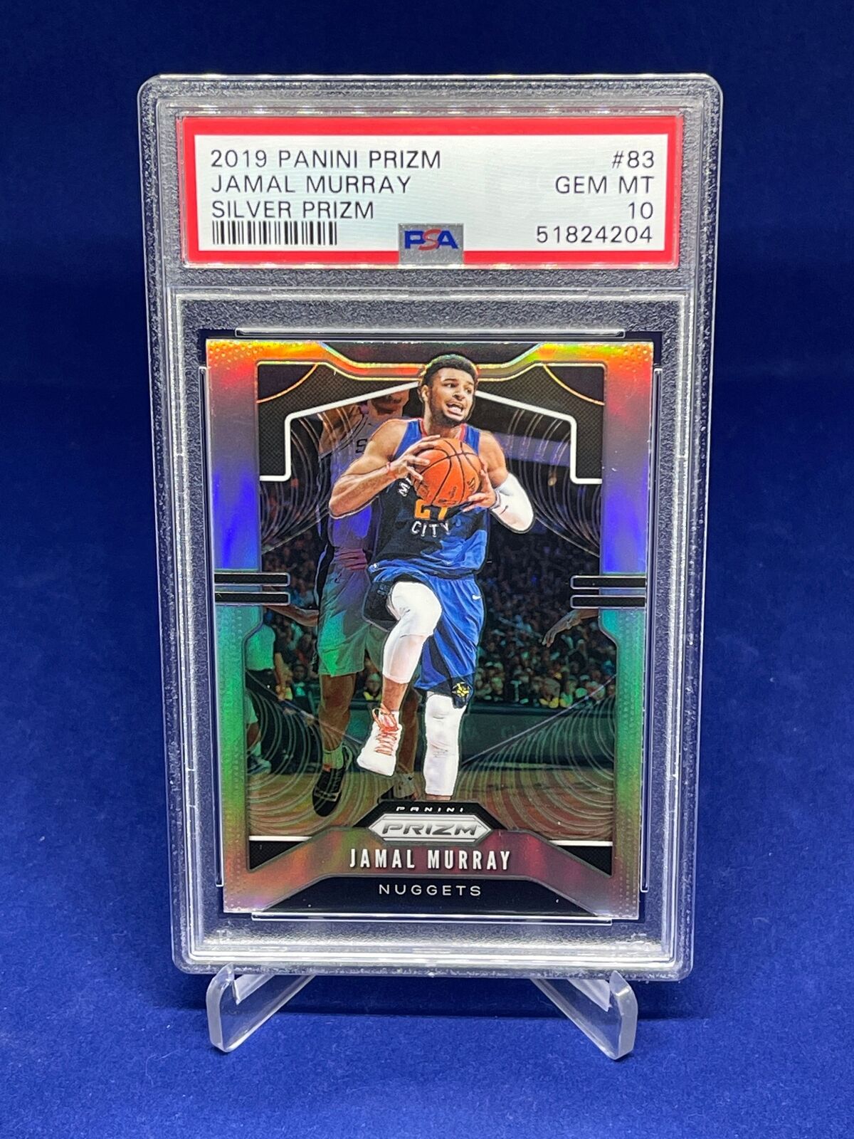 JAMAL MURRAY 2019-20 PANINI PRIZM SILVER PRIZMS #83 PSA 10 GEM MINT