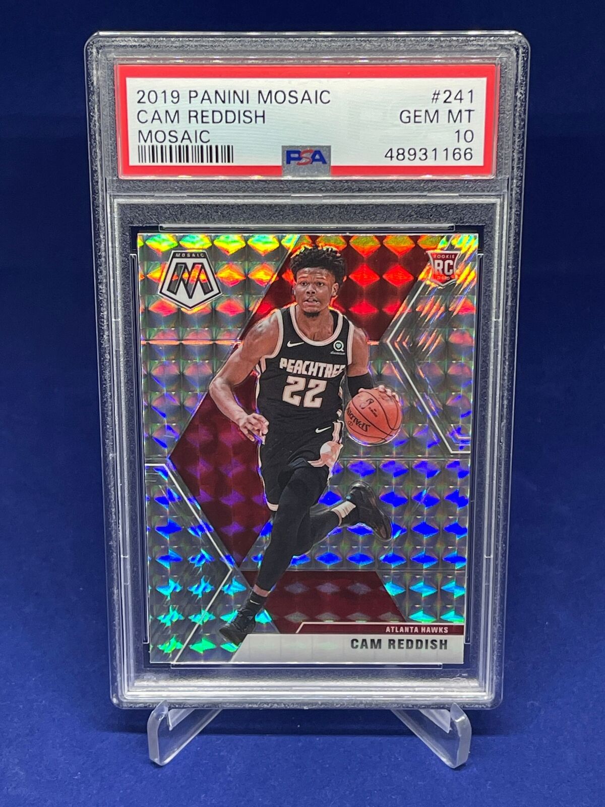 CAM REDDISH 2019-20 PANINI MOSAIC WAVE PRIZM ROOKIE RC #241 PSA 10 GEM MINT