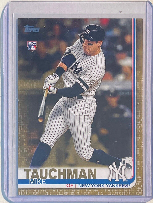 MIKE TAUCHMAN 2019 TOPPS UPDATE SERIES 2 GOLD ROOKIE RC #D 1454/2019