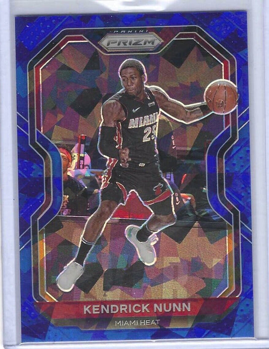 KENDRICK NUNN 2020-21 PANINI PRIZM BLUE CRACKED ICE PRIZMS #D 012/125