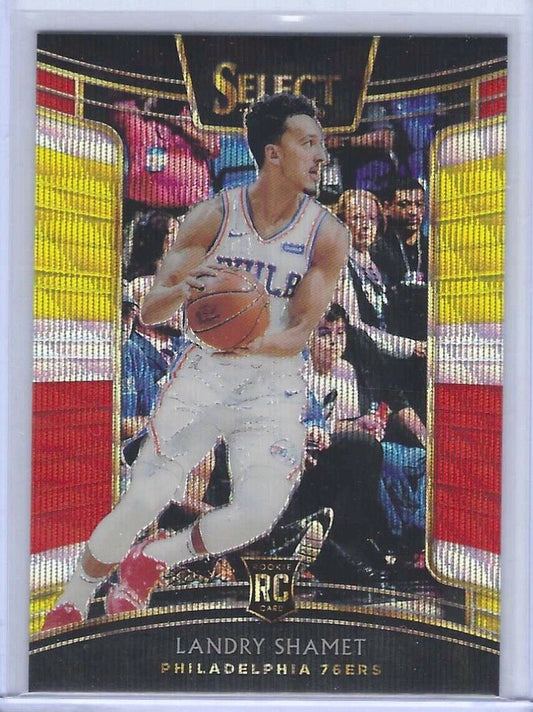 LANDRY SHAMET 2018-19 PANINI SELECT TRI COLOR PRIZM CONCOURSE ROOKIE RC #59