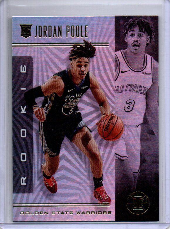 JORDAN POOLE 2019-20 PANINI ILLUSIONS TRUE ROOKIE RC #170