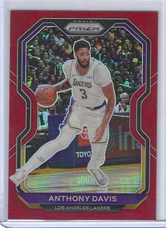 ANTHONY DAVIS 2020-21 PANINI PRIZM RED PRIZMS #D 262/299