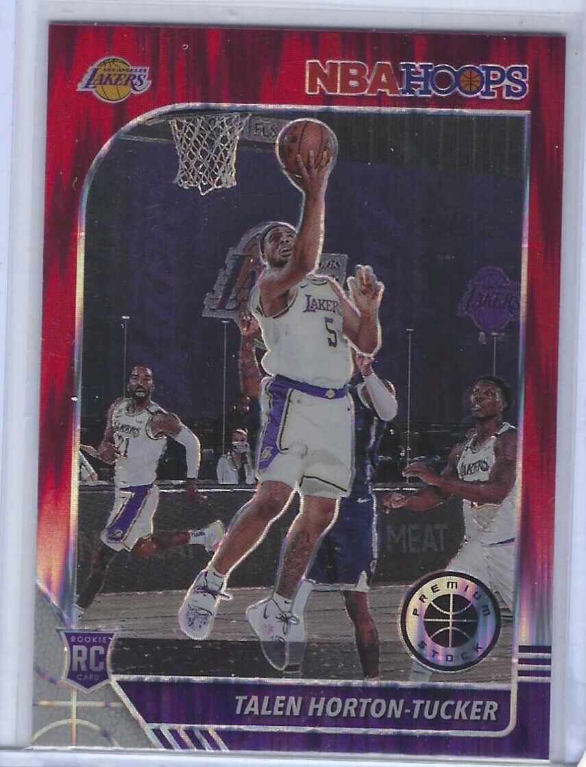 TALEN HORTON-TUCKER 2019-20 NBA HOOPS PREMIUM STOCK RED FLASH PRIZM RC #248