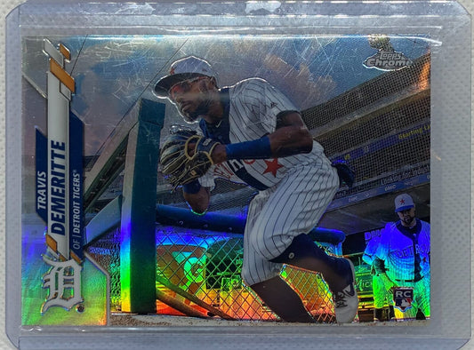 TRAVIS DEMERITTE 2020 TOPPS CHROME ROOKIE REFRACTOR RC #26
