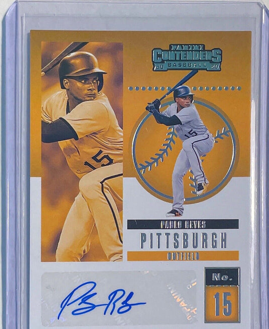 PABLO REYES 2020 PANINI CONTENDERS PROSPECT AUTO #CA-PR