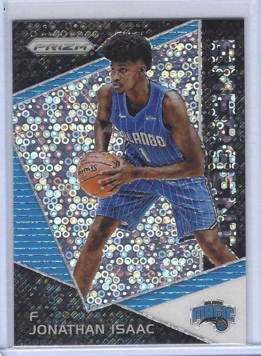 JONATHAN ISAAC 2017-18 PANINI PRIZM SILVER DISCO PRIZM EMERGENT RC #EM-JON