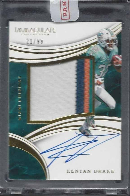 KENYAN DRAKE 2016 IMMACULATE JUMBO RPA 4 COLOR ROOKIE PATCH AUTO RC #D /99