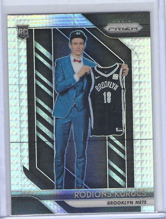 RODIONS KURUCS 2018-19 PANINI PRIZM HYPER PRIZM ROOKIE RC #188
