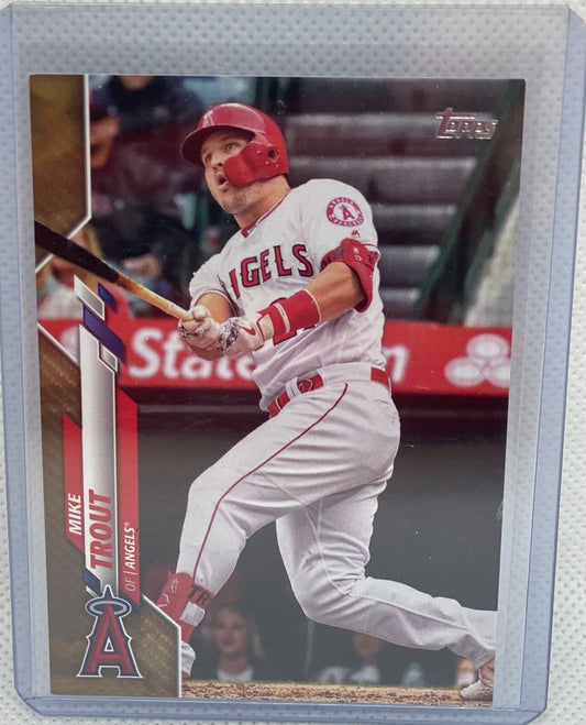 MIKE TROUT 2020 TOPPS GOLD #D 1782/2020