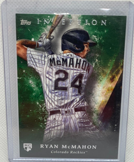 RYAN MCMAHON 2018 TOPPS INCEPTION GREEN RC #7