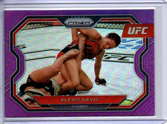 ALEXIS DAVIS 2021 PANINI PRIZM UFC PURPLE PRIZM #D 41/149