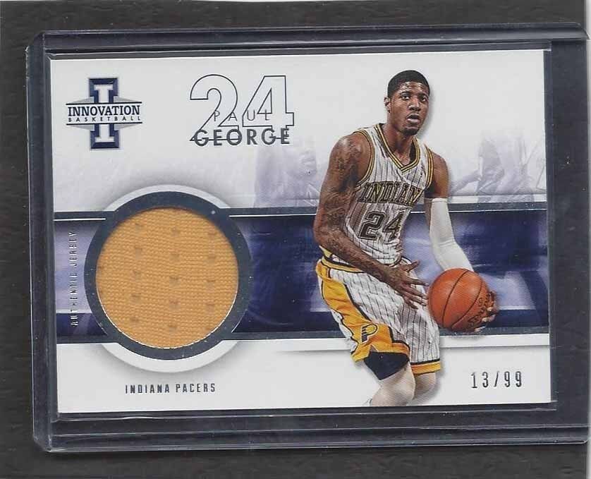 1/1 PAUL GEORGE 2012-13 INNOVATION JERSEY #D 13/99 HIS JERSEY NUMBER #13 PG13 !!