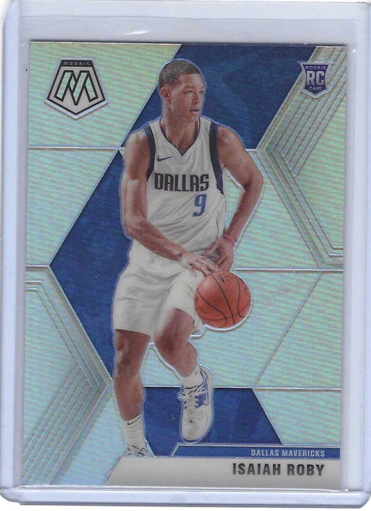 ISAIAH ROBY 2019-20 PANINI MOSAIC SILVER PRIZM ROOKIE RC #232