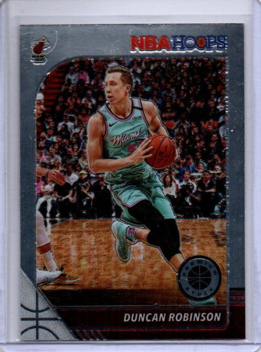 DUNCAN ROBINSON 2019-20 PANINI HOOPS PREMIUM STOCK TRUE ROOKIE RC #262