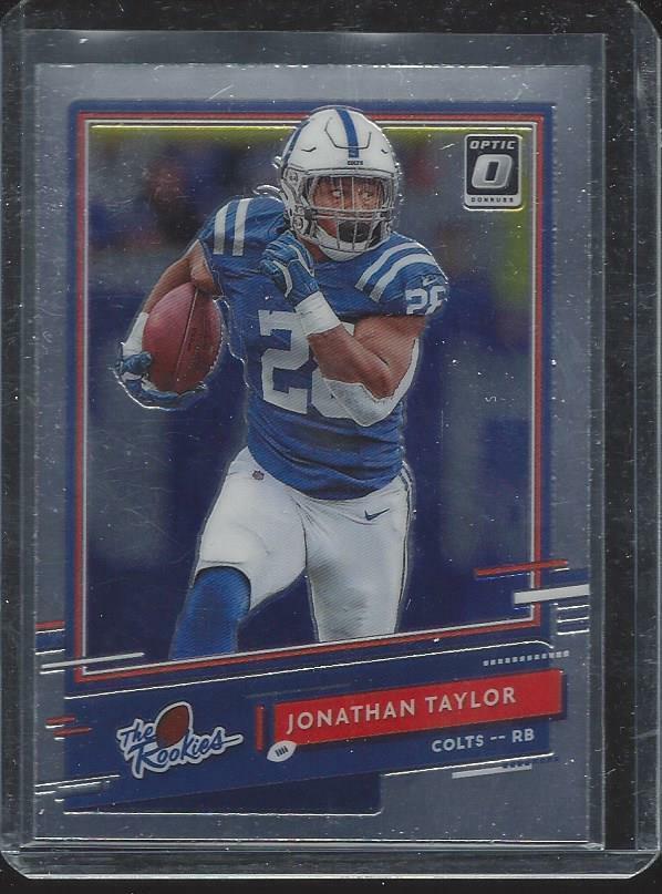 JONATHAN TAYLOR 2020 DONRUSS OPTIC THE ROOKIES COLTS RC