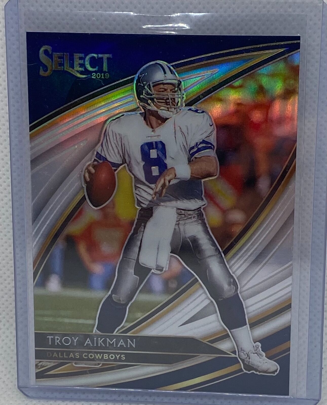 TROY AIKMAN 2019 PANINI SELECT FIELD LEVEL PRIZMS #285