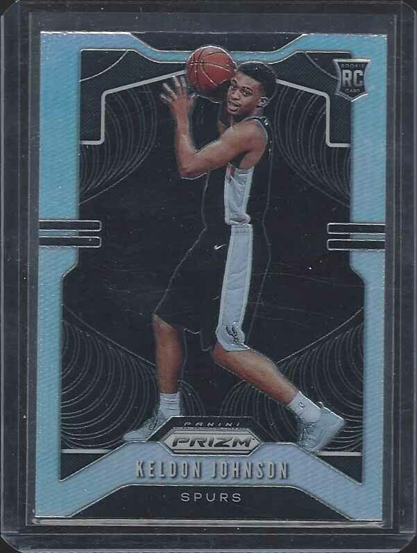 KELDON JOHNSON 2019-20 PANINI PRIZM SILVER ROOKIE PRIZMS SSP RC #273