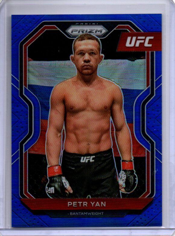 PETR YAN 2021 PANINI PRIZM UFC BLUE PRIZM #D 88/199