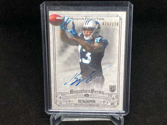 KELVIN BENJAMIN 2015 TOPPS MUSEUM COLLECTION ON CARD AUTO RC #D /150