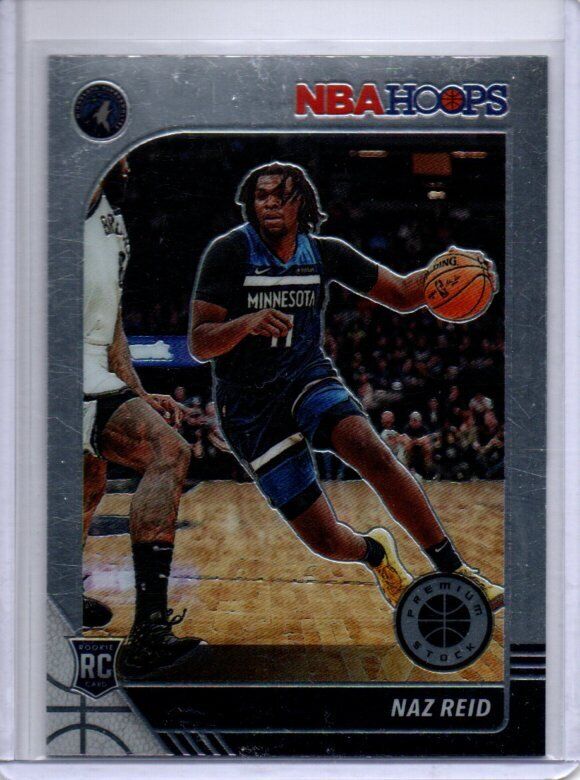 NAZ REID 2019-20 PANINI HOOPS PREMIUM STOCK TRUE ROOKIE RC #253