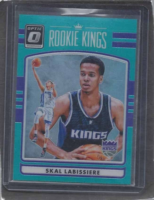 SKAL LABISSIERE 2016-17 DONRUSS OPTIC ROOKIE KINGS AQUA HOLO ROOKIE RC #D /25
