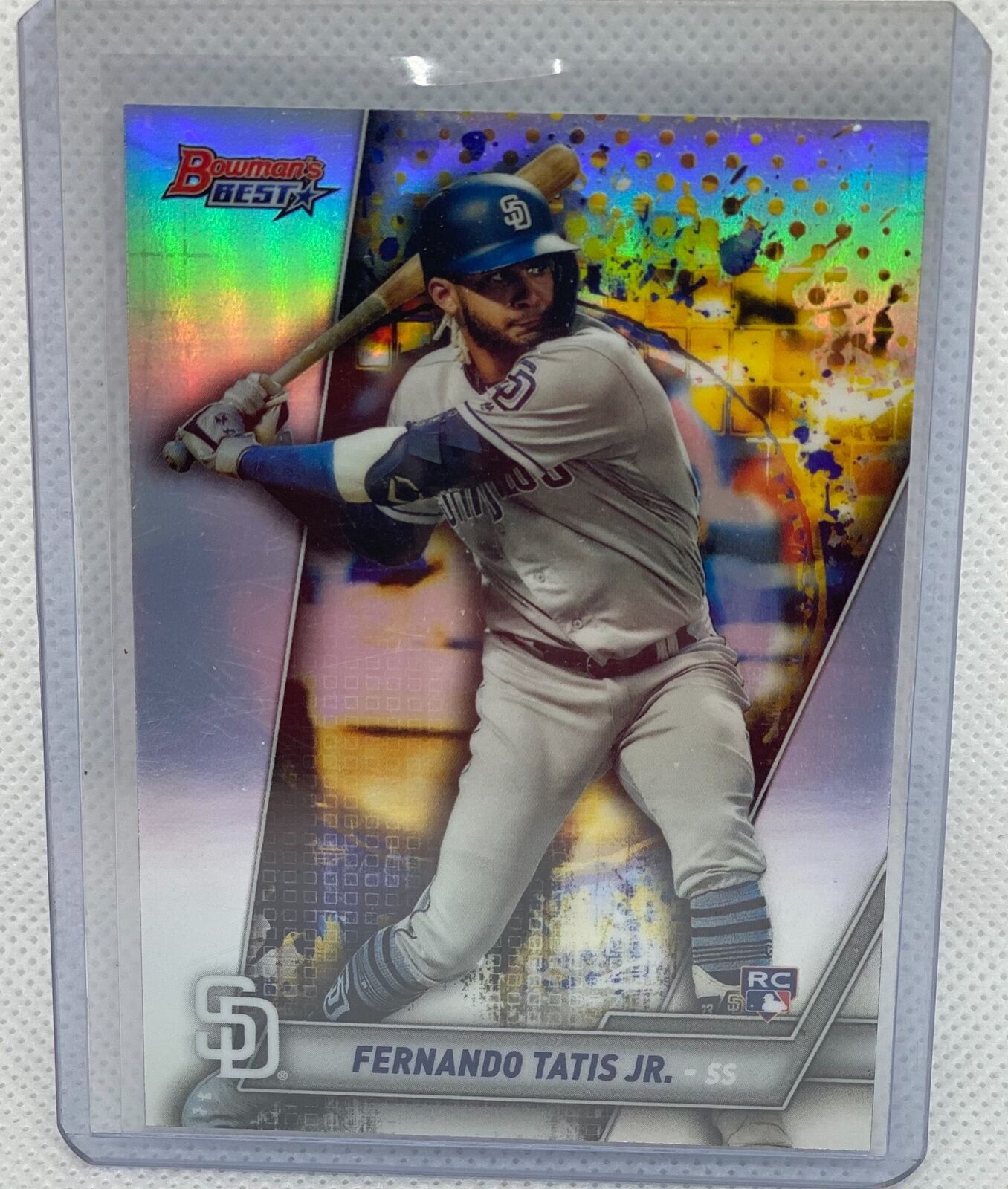 FERNANDO TATIS JR.2019 TOPPS BOWMANS BEST ROOKIE REFRACTOR RC #58