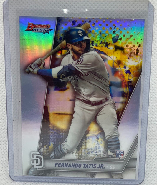 FERNANDO TATIS JR.2019 TOPPS BOWMANS BEST ROOKIE REFRACTOR RC #58