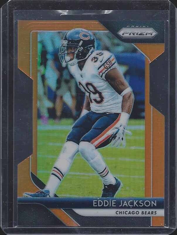 EDDIE JACKSON 2018 PANINI PRIZM ORANGE DIE CUT PRIZMS #D 36/249