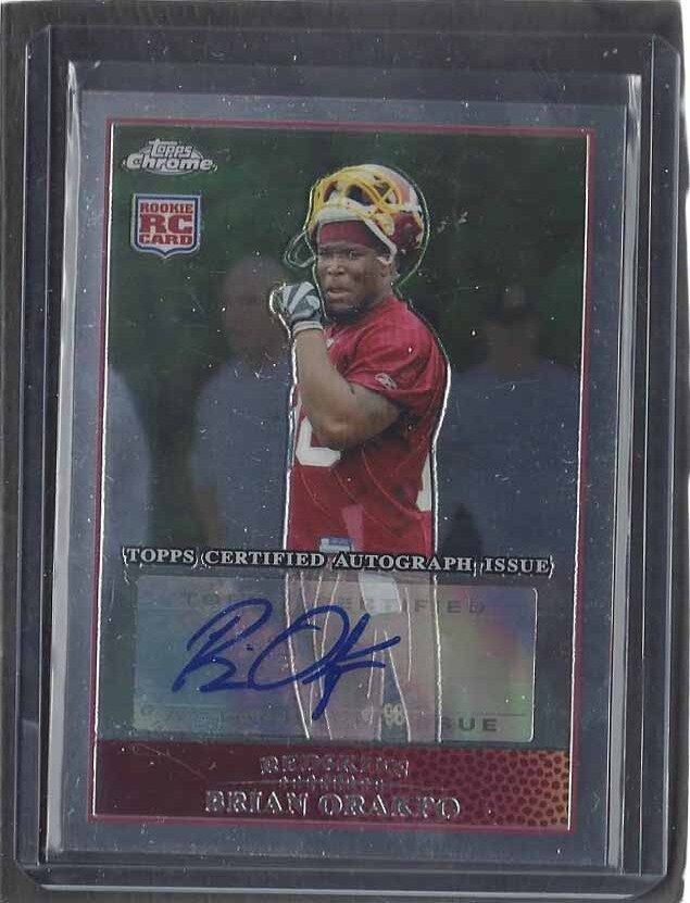 BRIAN ORAKPO 2009 TOPPS CHROME REDSKINS ROOKIE AUTO RC