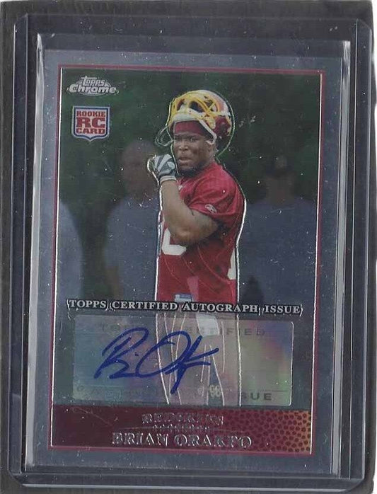 BRIAN ORAKPO 2009 TOPPS CHROME REDSKINS ROOKIE AUTO RC