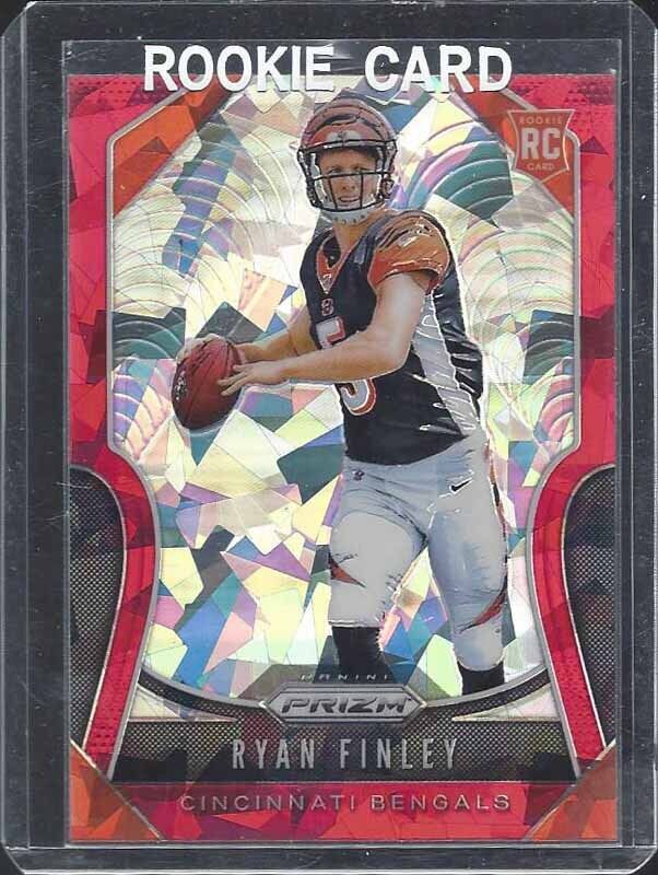 RYAN FINLEY 2019 PANINI PRIZM RED ICE CRYSTALS ROOKIE PRIZMS RC #306