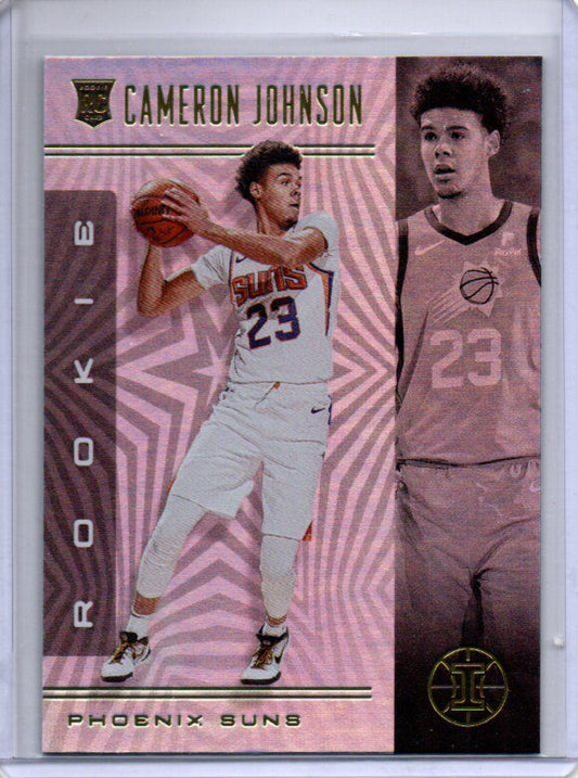 CAMERON JOHNSON 2019-20 PANINI ILLUSIONS TRUE ROOKIE RC #155