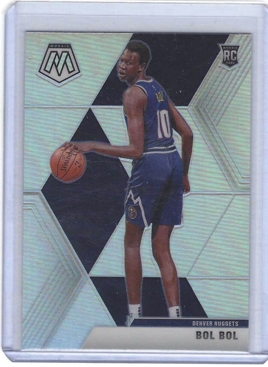 BOL BOL 2019-20 PANINI MOSAIC SILVER PRIZM ROOKIE RC #222