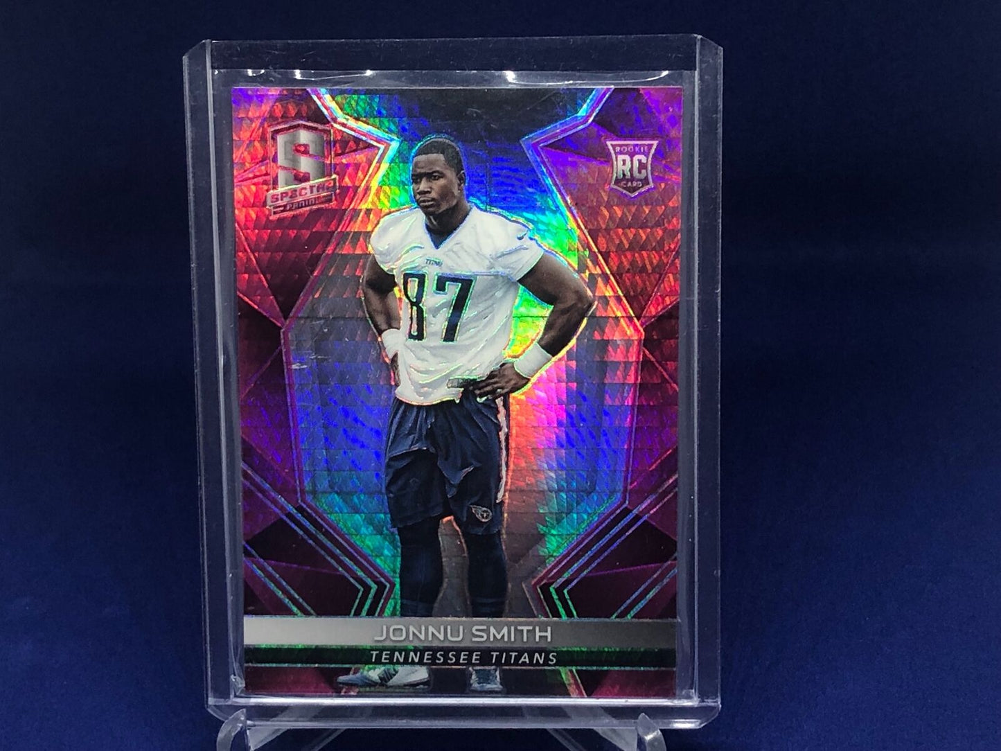 JONNU SMITH 2017 PANINI SPECTRA PINK PRIZM RC #D 12/15