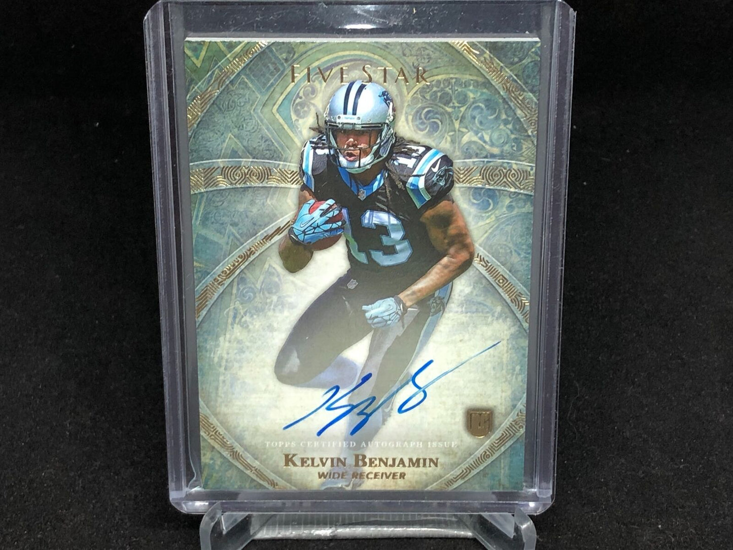 KELVIN BENJAMIN 2014 TOPPS FIVE STAR ON CARD AUTO RC