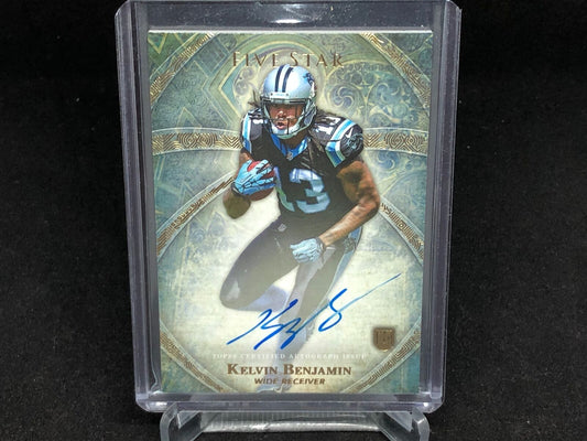 KELVIN BENJAMIN 2014 TOPPS FIVE STAR ON CARD AUTO RC