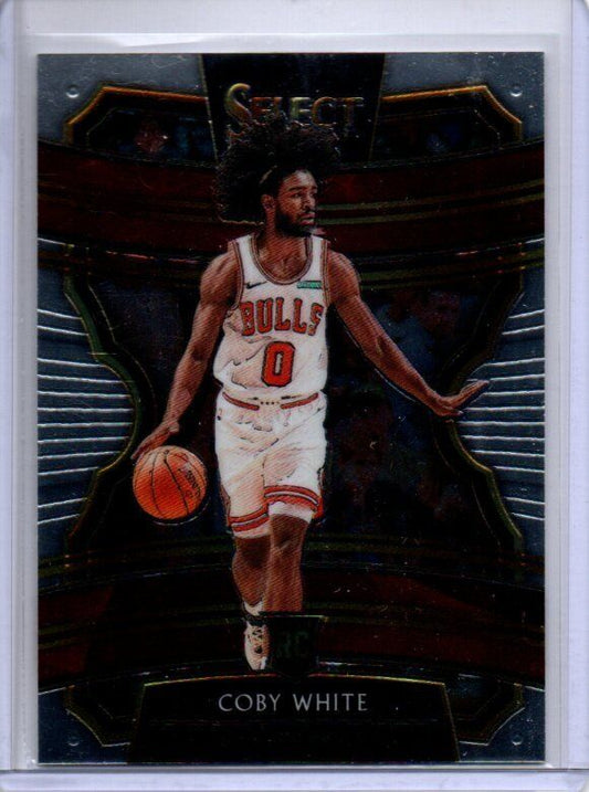 COBY WHITE 2019-20 PANINI SELECT TRUE ROOKIE RC #48