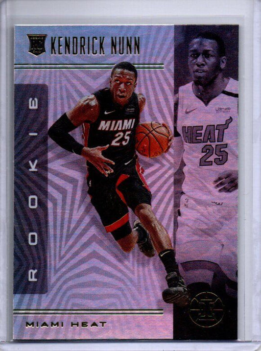 KENDRICK NUNN 2019-20 PANINI ILLUSIONS TRUE ROOKIE RC #176