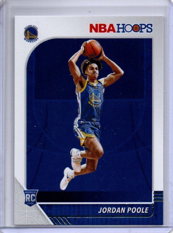 JORDAN POOLE 2019-20 PANINI HOOPS TRUE ROOKIE RC #223