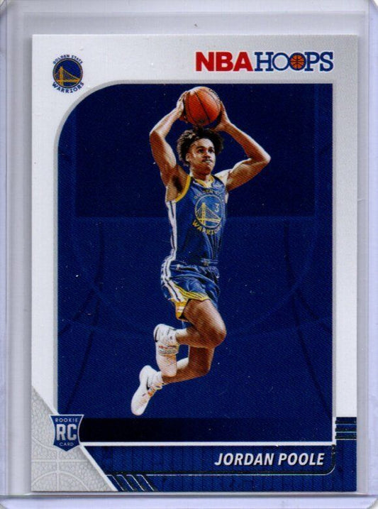 JORDAN POOLE 2019-20 PANINI HOOPS TRUE ROOKIE RC #223