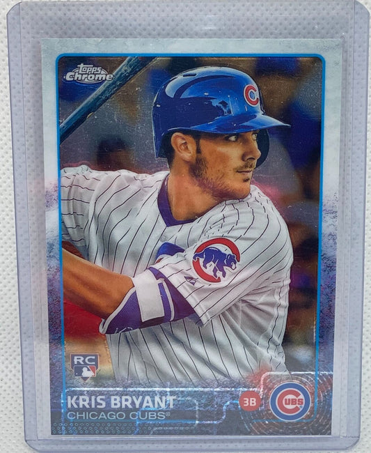 KRIS BRYANT 2015 TOPPS CHROME ROOKIE RC #112