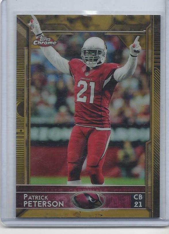 PATRICK PETERSON 2015 TOPPS CHROME GOLD REFRACTOR #D 31/50